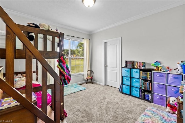 6770 Cotton Rd, Gibsonville, NC 27249 - bedroom with carpet and crown molding