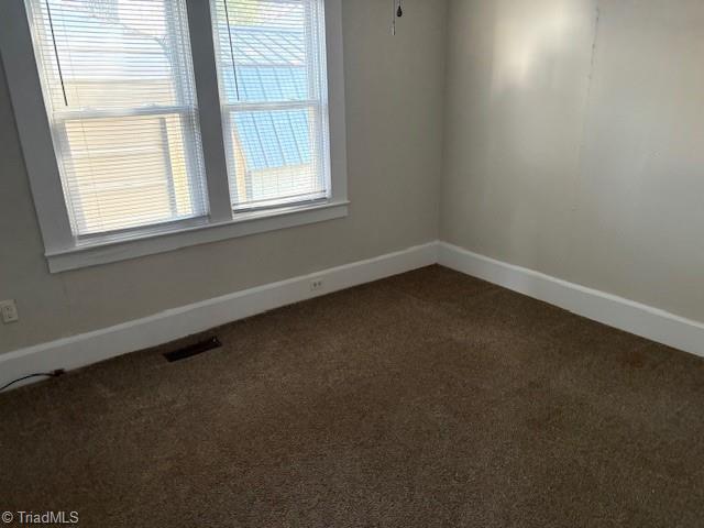 empty room featuring carpet and plenty of natural light
