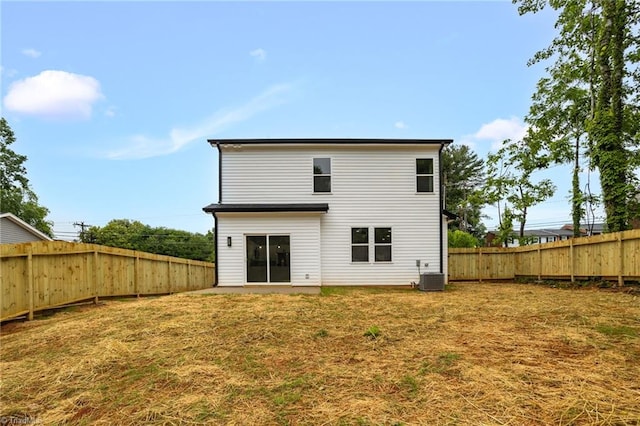 3630 Old Vineyard Rd, Winston-Salem, NC 27104 - rear view of house with central AC