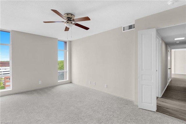 1101 N Elm St Unit 904, Greensboro, NC 27401 - carpeted spare room featuring ceiling fan and baseboards