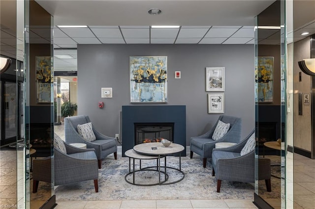 1101 N Elm St Unit 904, Greensboro, NC 27401 - building lobby featuring a paneled ceiling
