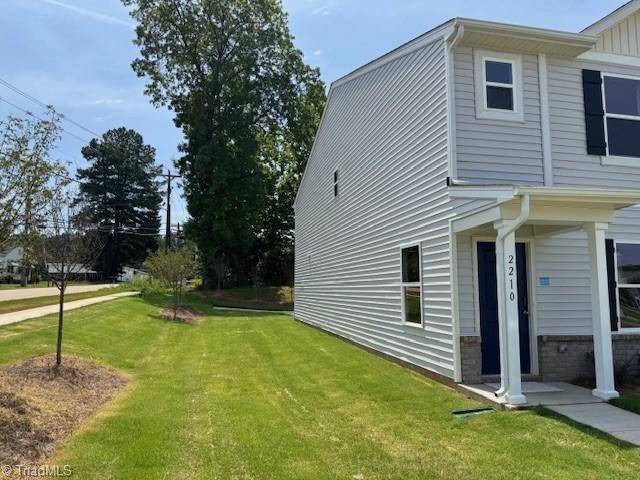 2210 Cranberry Way, Salisbury, NC 28147 - view of home's exterior with a yard