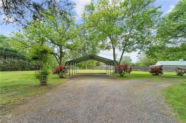 exterior space with driveway