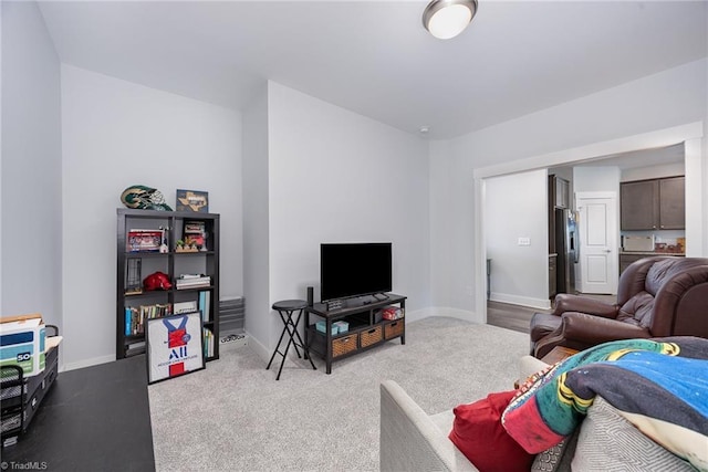 3903 Sudley Pt Unit 18, Jamestown, NC 27282 - living area featuring baseboards and carpet flooring