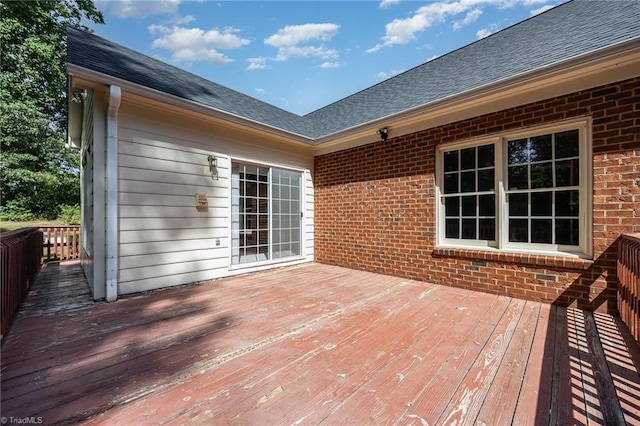 4904 Landaff Dr, Greensboro, NC 27406 - view of wooden deck