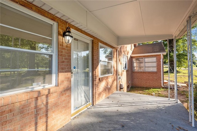 exterior space featuring a porch