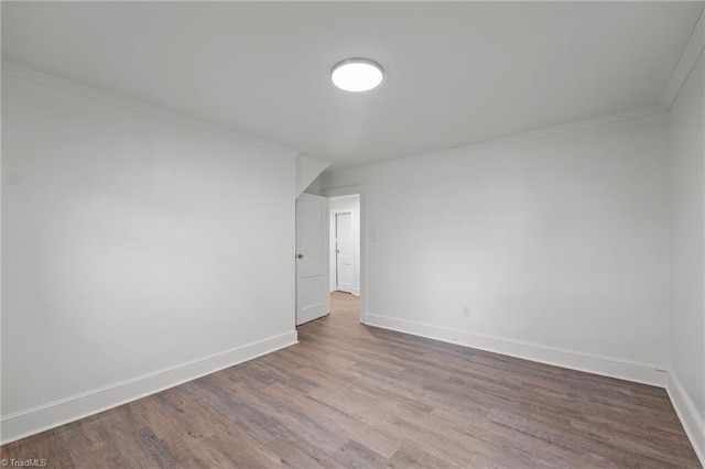 additional living space featuring wood-type flooring