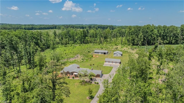 8521 US Highway 64 E, Ramseur, NC 27316 - view of subject property with a heavily wooded area