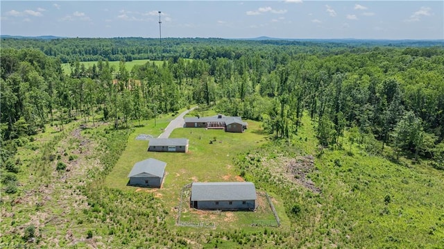 8521 US Highway 64 E, Ramseur, NC 27316 - view from above of property with a forest