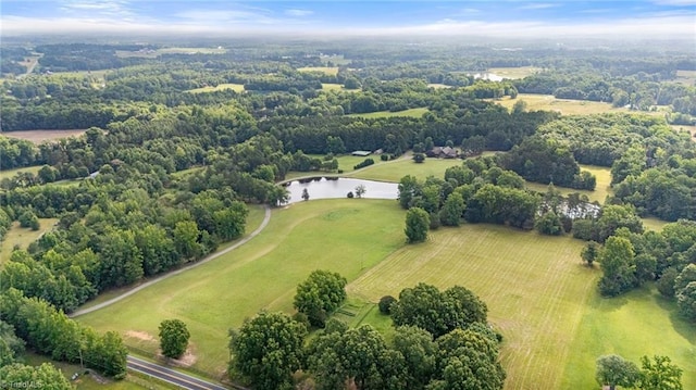 7239 Bulb Rd, Julian, NC 27283 - aerial view of sparsely populated area with a large body of water