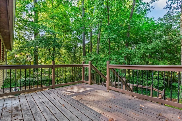 3228 Valley Rd, Winston-Salem, NC 27106 - view of wooden terrace