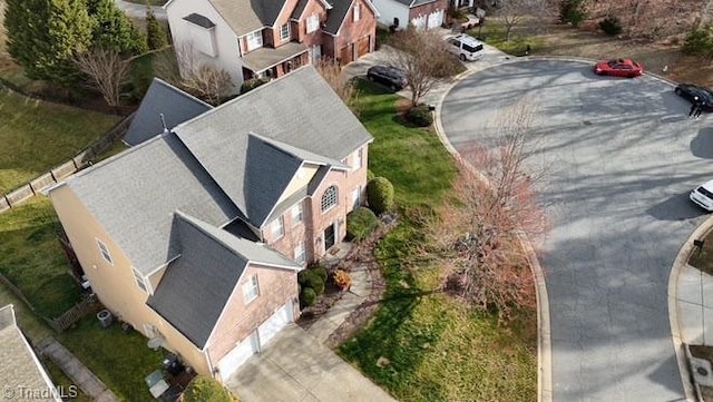 3704 Worthing Ct, Greensboro, NC 27455 - aerial perspective of suburban area