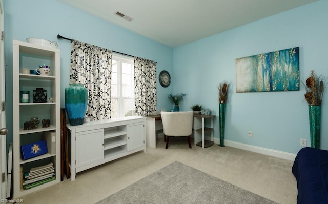 3704 Worthing Ct, Greensboro, NC 27455 - home office with light carpet and baseboards