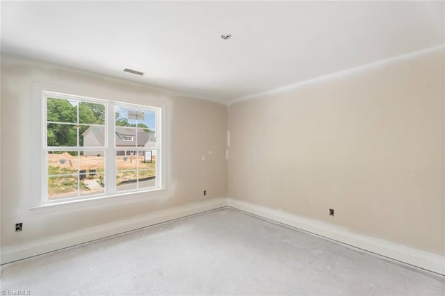 594 Cedar Dr, Winston-Salem, NC 27107 - empty room with concrete flooring and baseboards