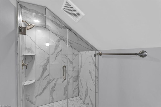 bathroom with walk in shower