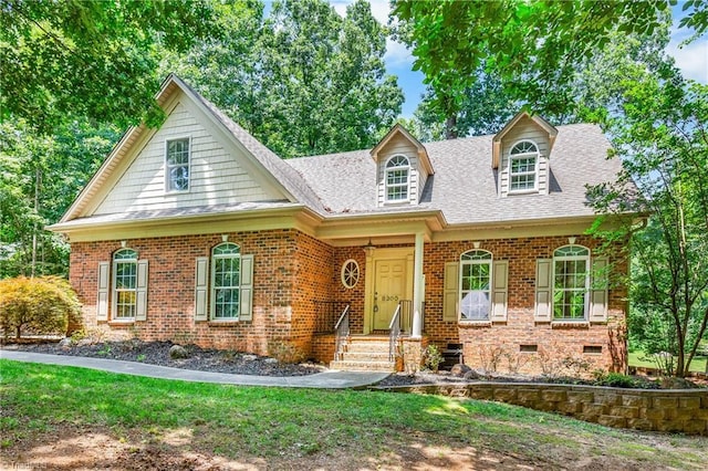 8300 Trottington Rd, Stokesdale, NC 27357 - view of front of house with brick siding and roof with shingles