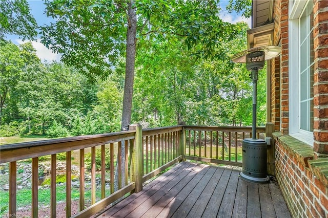 8300 Trottington Rd, Stokesdale, NC 27357 - view of wooden terrace