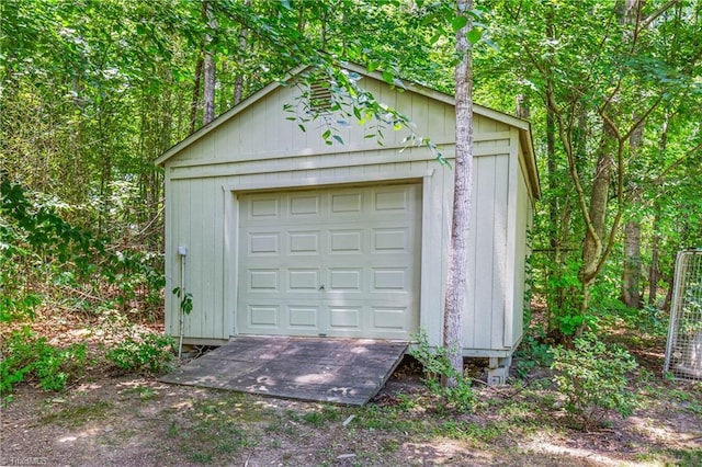 8300 Trottington Rd, Stokesdale, NC 27357 - view of garage