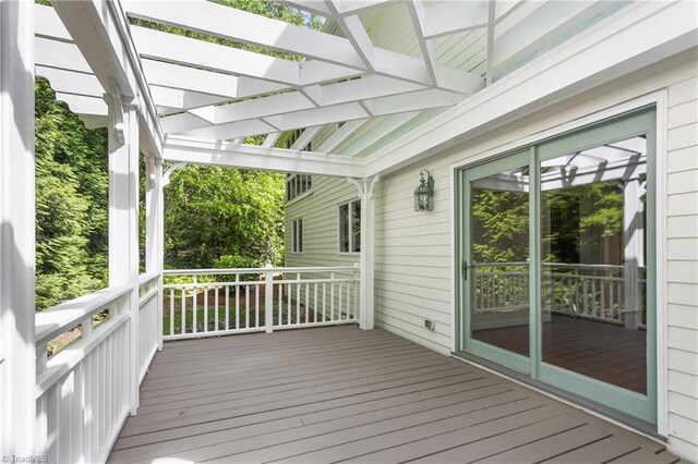 view of deck