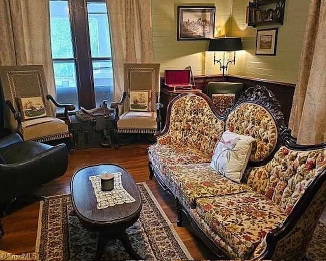 1715 Alfred Hartley Rd, Lenoir, NC 28645 - sitting room with wood finished floors