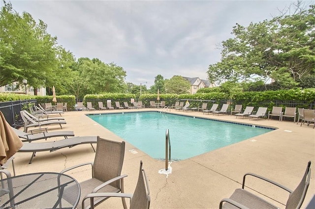 4712 Brighton Park Dr Unit 1B, Winston-Salem, NC 27103 - community pool featuring a patio