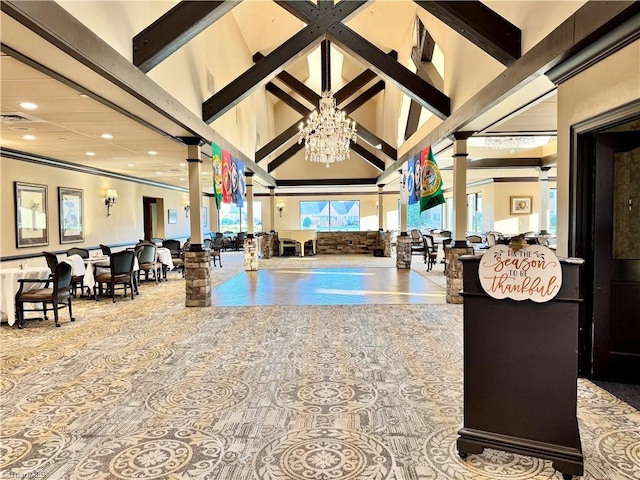 view of community lobby