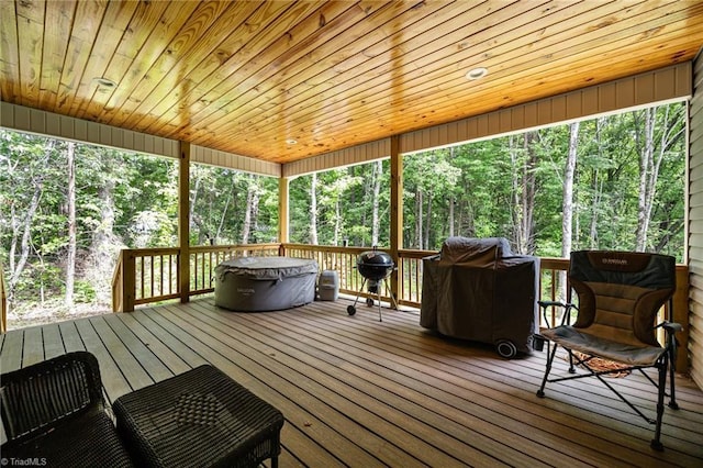4944 Little Store Rd, Mcleansville, NC 27301 - view of wooden terrace