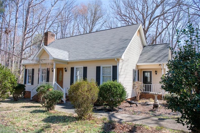 401 Joyce Rd, Hillsborough, NC 27278 - view of front of property featuring a chimney