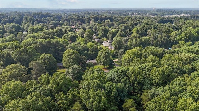 211 Forestview Dr, Elon, NC 27244 - aerial view of property's location with a heavily wooded area