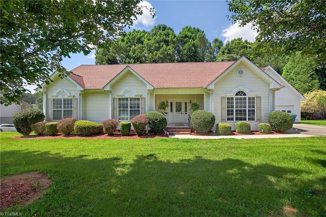 3382 Rebecca Dr, Summerfield, NC 27358 - single story home with a front lawn and an attached garage