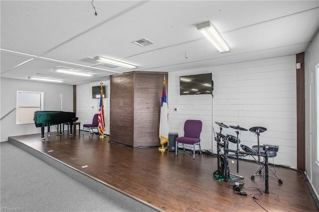 1255 Mountain View Rd, King, NC 27021 - interior space with visible vents and wood finished floors