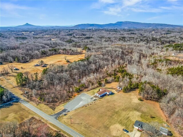 1255 Mountain View Rd, King, NC 27021 - birds eye view of property featuring a rural view and a mountain view
