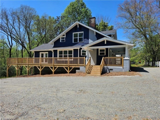 view of front of home