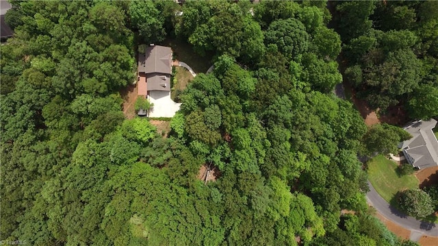 aerial view with a view of trees