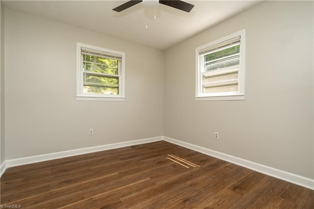 4362 Parsonsville Rd, Purlear, NC 28665 - spare room featuring healthy amount of natural light, baseboards, and dark wood-style floors