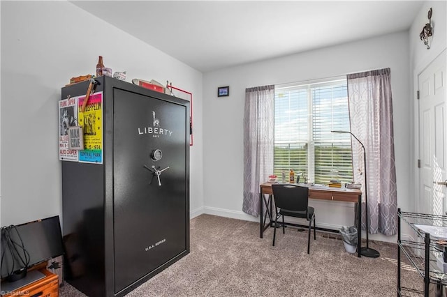 724-0 Tom Cook Rd, Pilot Mountain, NC 27041 - carpeted home office featuring baseboards