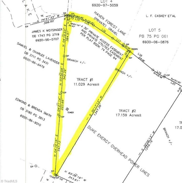 6420 Haven Forest Ln, Rural Hall NC, 27045 land for sale