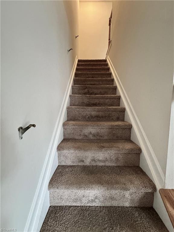 view of staircase