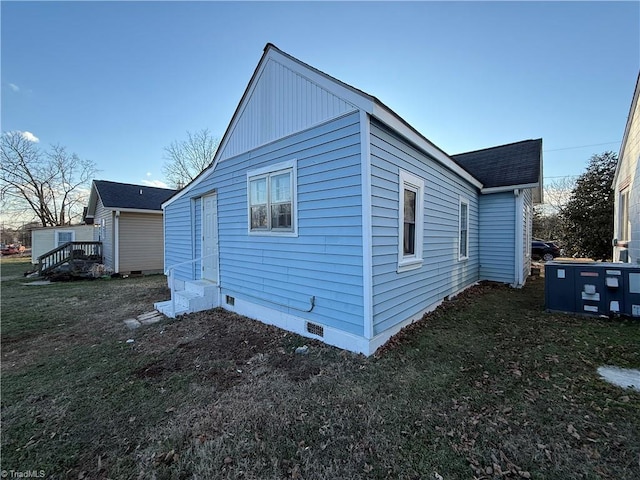 view of property exterior