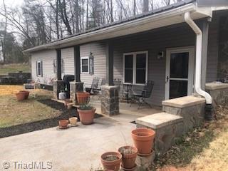 exterior space with covered porch