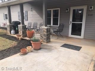 view of patio / terrace featuring a porch