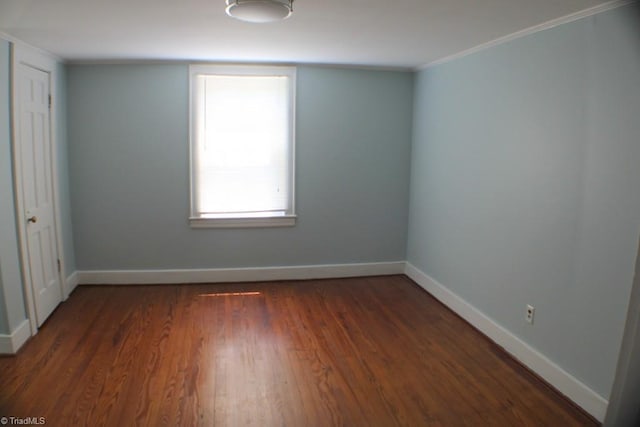 2289 W Pine St, Mount Airy, NC 27030 - unfurnished room featuring crown molding, baseboards, and wood finished floors