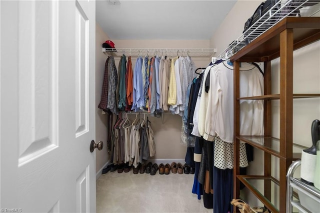 6303 Reata Ct, Summerfield, NC 27358 - walk in closet featuring carpet floors