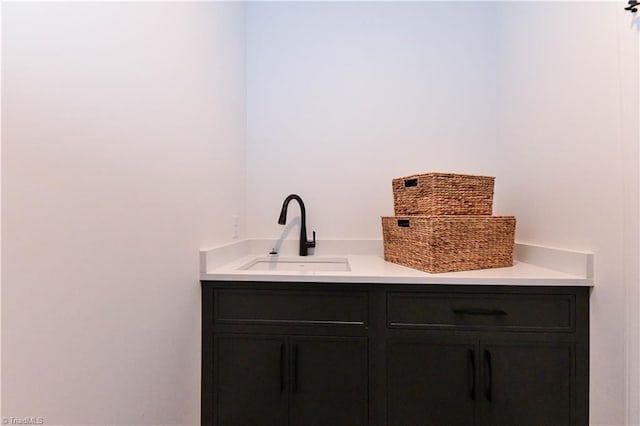 laundry room with a sink