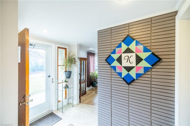 144 Collins Rd, Sparta, NC 28675 - entryway featuring ornamental molding