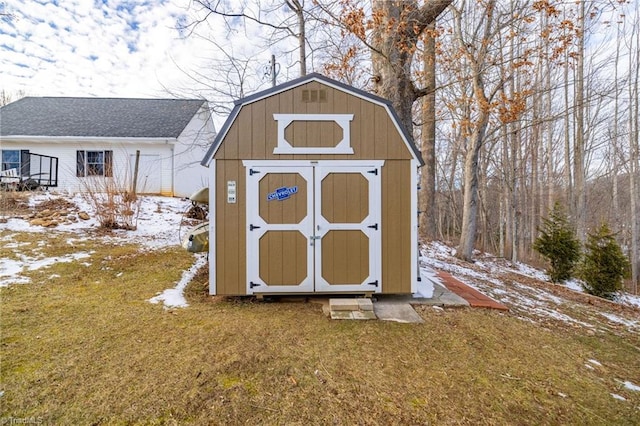 144 Collins Rd, Sparta, NC 28675 - snow covered structure featuring a yard