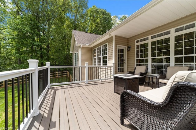 view of deck