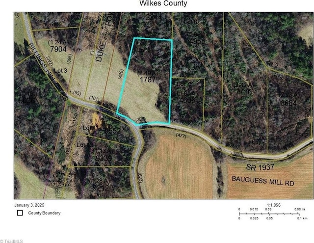 2733 Billings Hill Church Rd, Traphill NC, 28685 land for sale