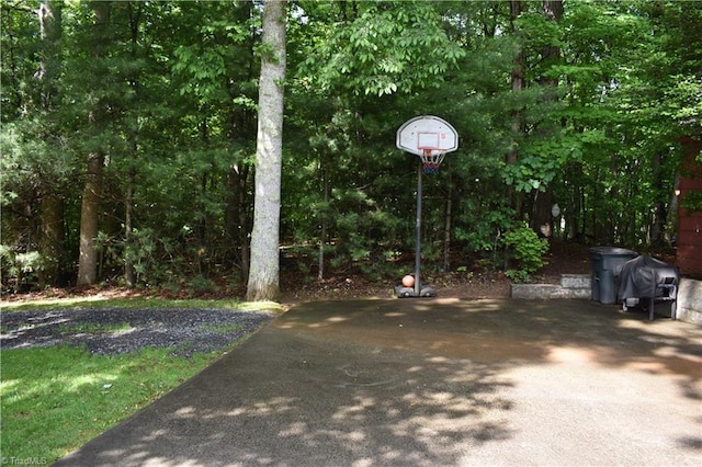 200 Englewood Trl, Mount Airy, NC 27030 - view of patio / terrace with basketball hoop and area for grilling