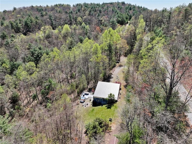 aerial view with a view of trees